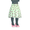 Flowery skirt and pumps.png