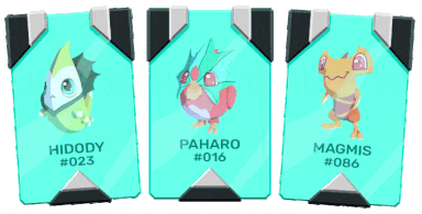 TemCards are used to contain Temtem that have been tamed.