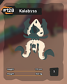 Kalabyss's appearance in the Tempedia