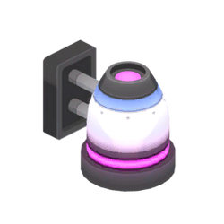 Pink rocket wall lamp.png