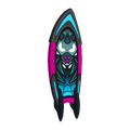 Unofficial render of Arachnyte Steed's surfboard.