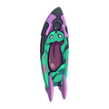 Unofficial render of Speedy Goolder Steed's surfboard.