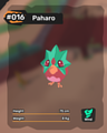 Paharo's appearance in the Tempedia